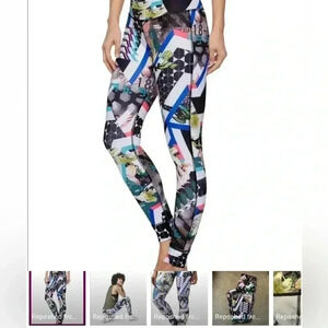 Reebok Lux Bold Dig Mayhem Tight multicolor high waist full length leggings